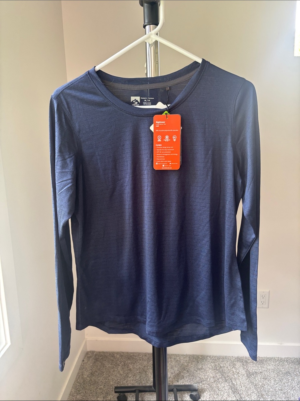Storm Creek Women’s  Long-Sleeve Crewneck Shirt - Navy